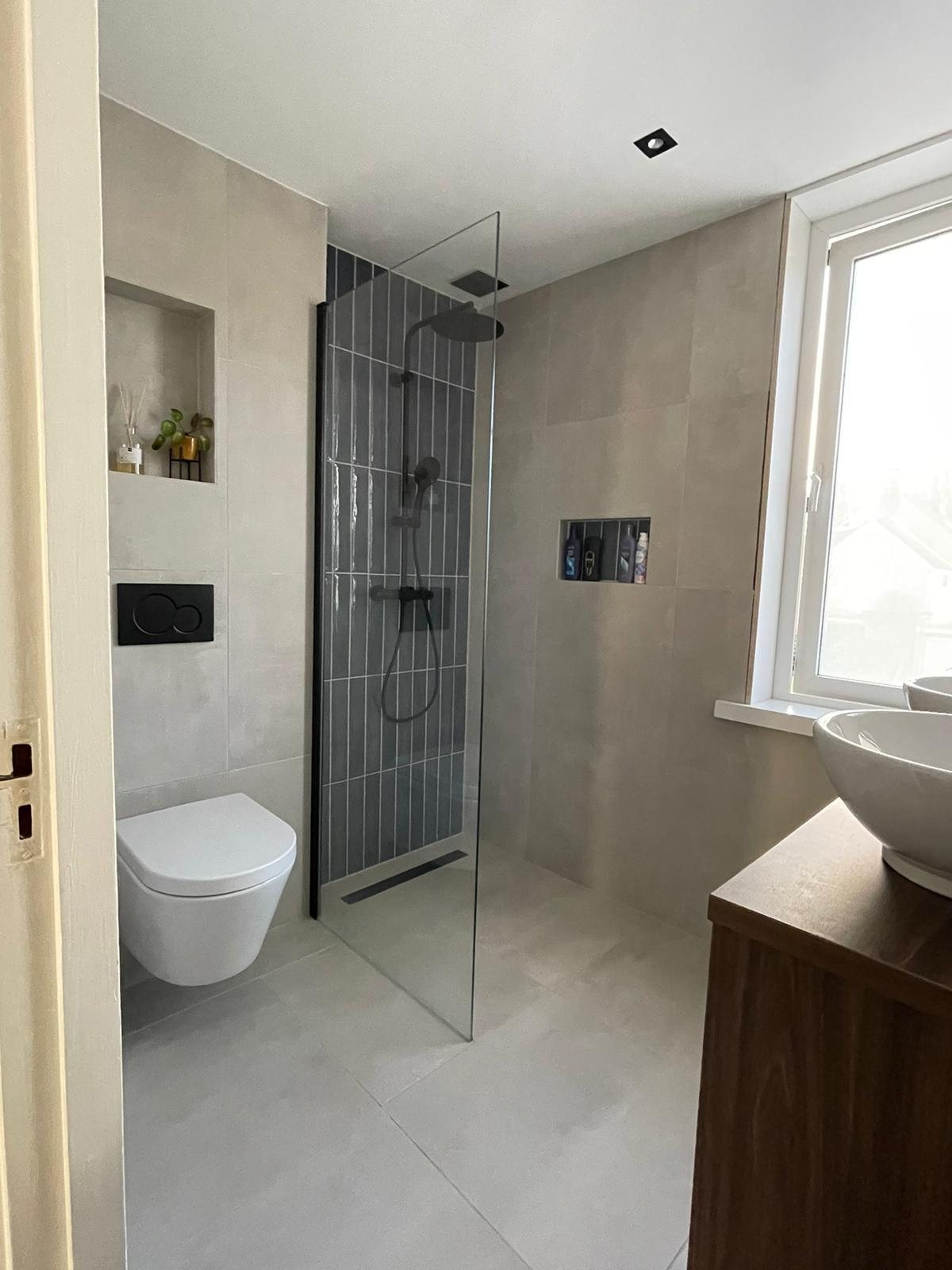 Badkamer met inloopdouche